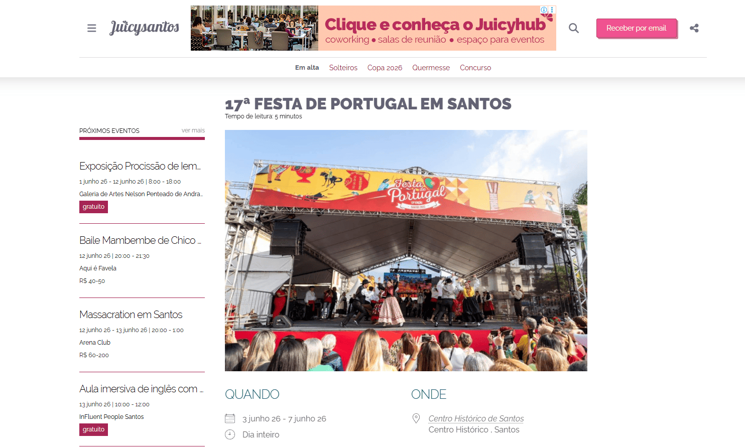 Festa de Portugal 2026